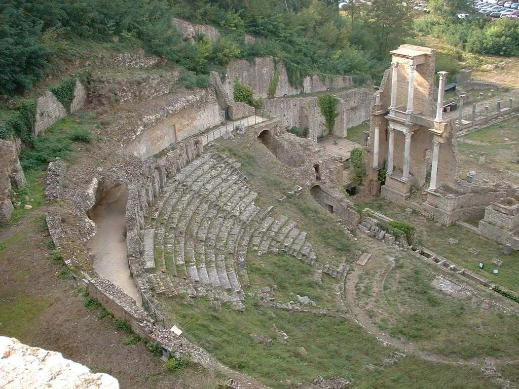 Roman theatre and bath complex volterra